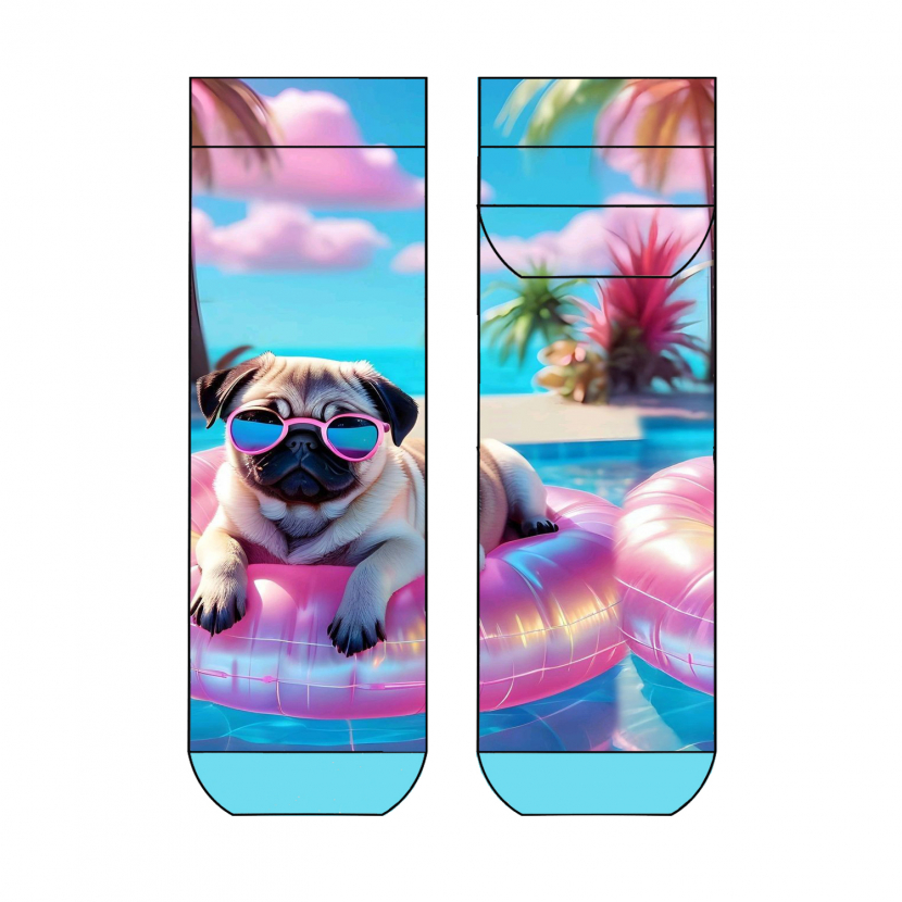 Cool 7 - Unisex One Size (36/41) - Print Sneaker - Runddruck Motiv: C5426